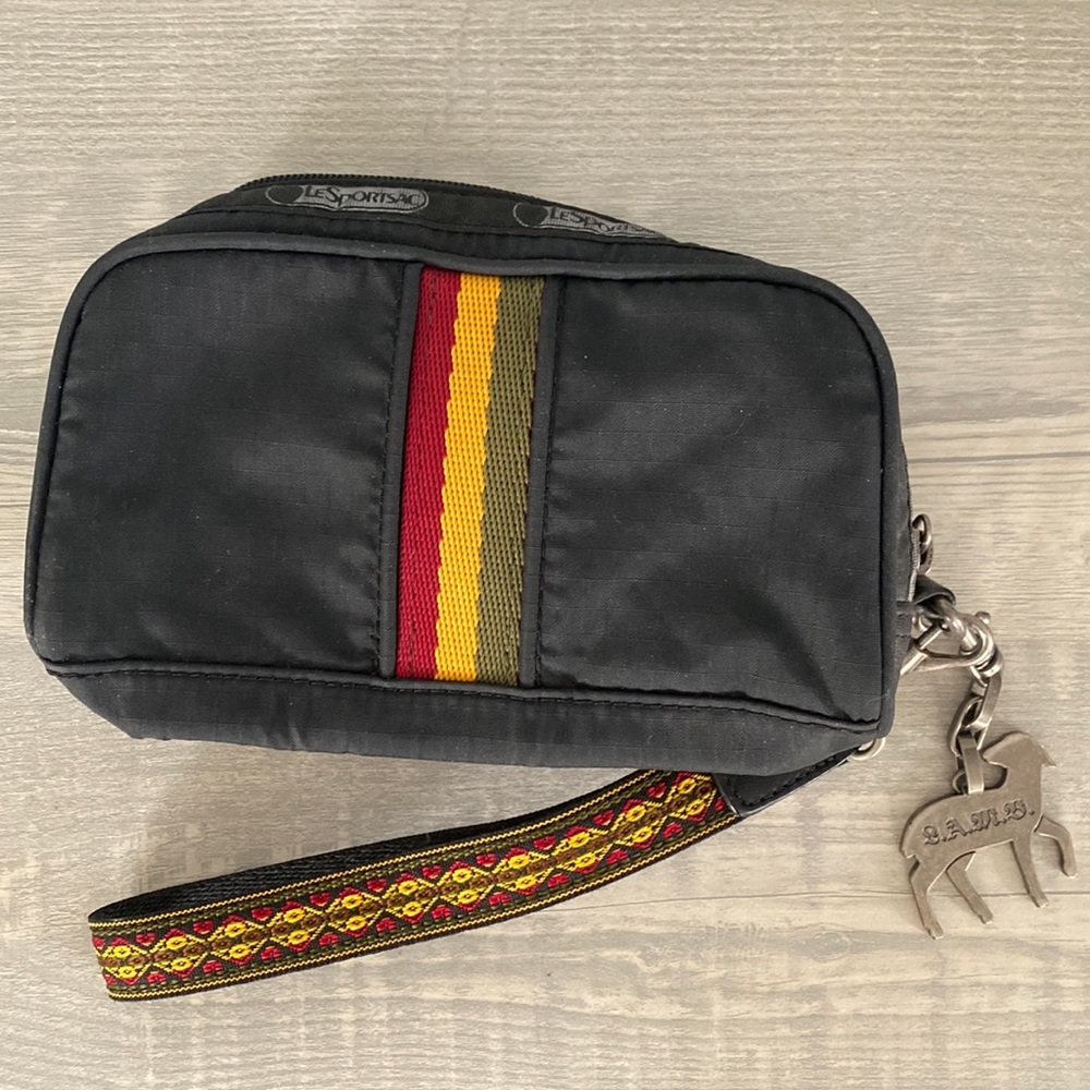 LAMB by Lesportsac Gwen Stefani First Edition wristlet w/guitar strap Ultra RARE